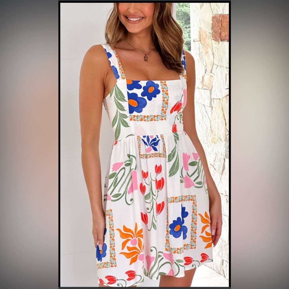 Light summer floral dress